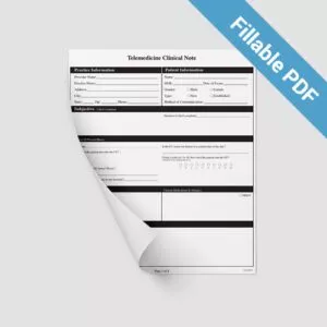 Clinical Note Template – Telemedicine